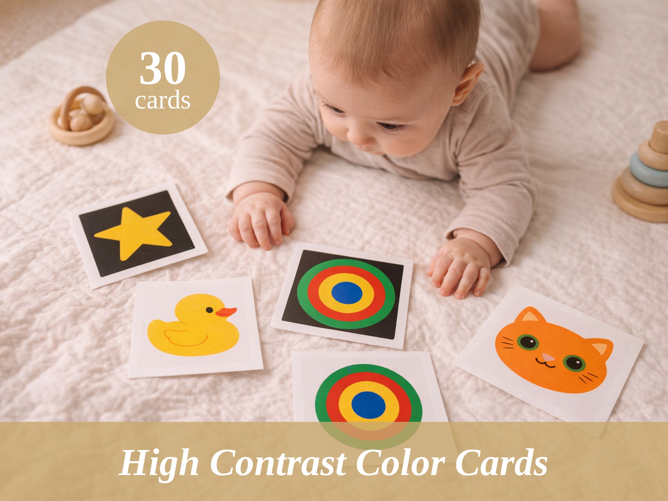 High Contrast Color Cards